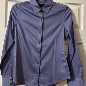 Banana Republic Purple Tailored Button Down Shirt